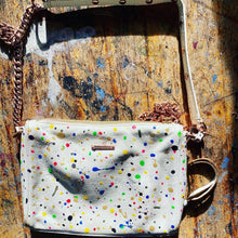 Load image into Gallery viewer, Rebecca Minkoff Embellished 4 Zip Leather Cross Body Bag
