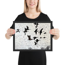 Load image into Gallery viewer, Canada Geese - Framed Paper Print
