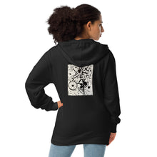 Load image into Gallery viewer, Onyx Fairy hoodie - Unisex fleece zip up

