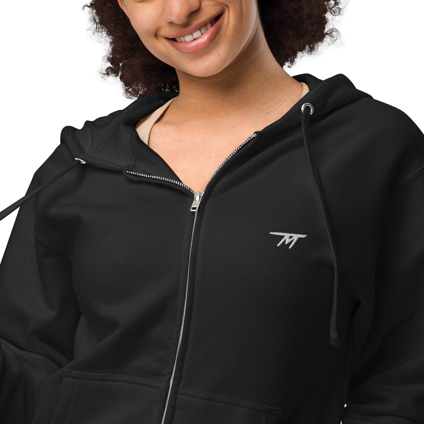 Onyx Fairy hoodie - Unisex fleece zip up