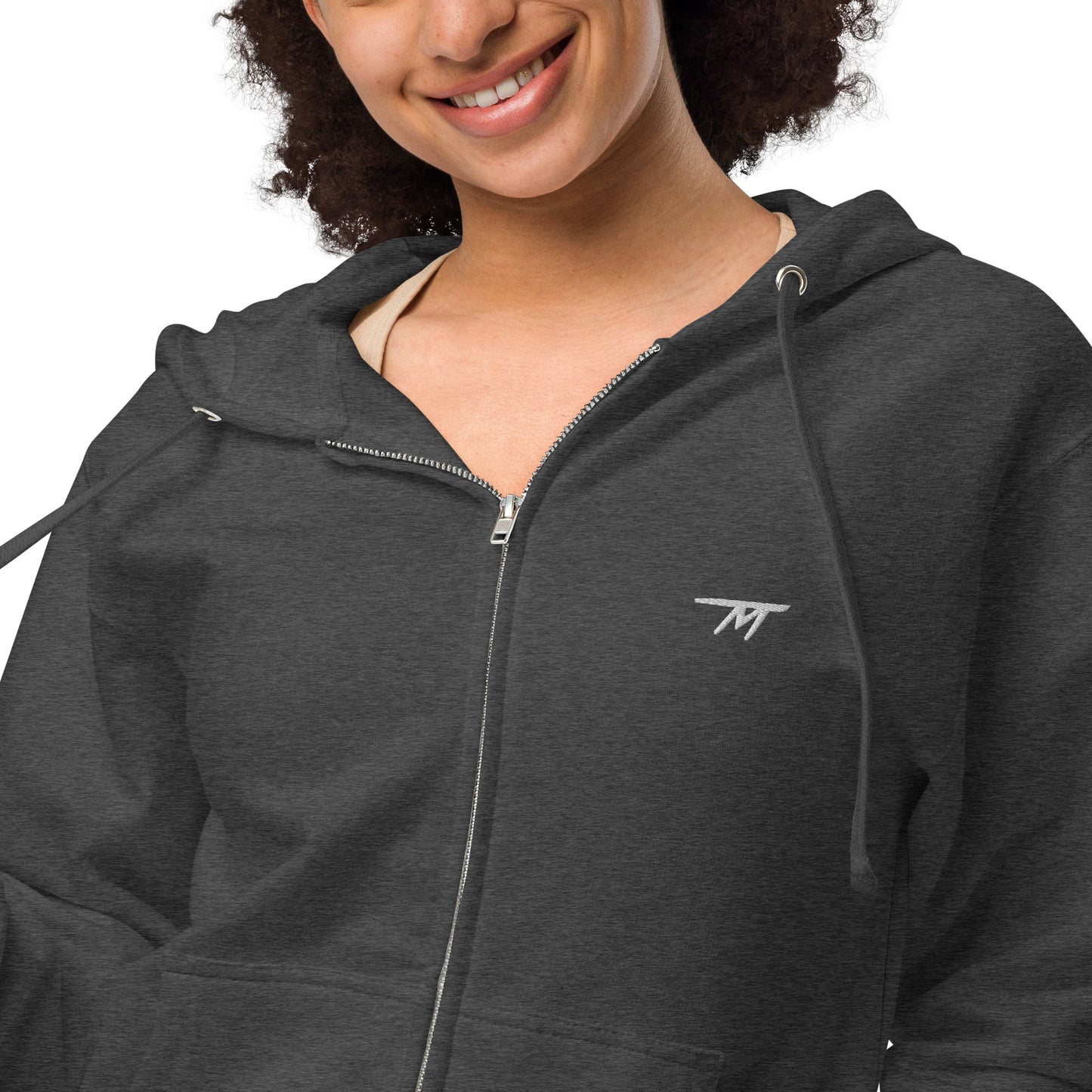 Onyx Fairy hoodie - Unisex fleece zip up